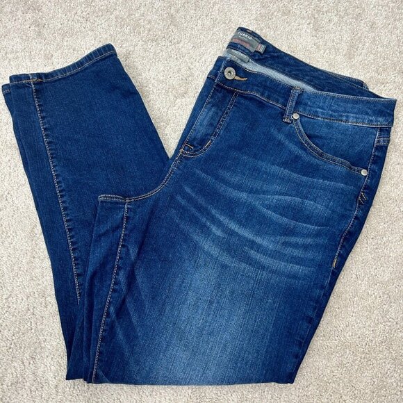 Torrid Denim - Torrid Jeans Womens Size 20 Blue Boyfriend Straight Leg Vintage Stretch Ladies